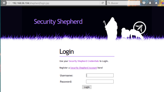 Figura 1 - OWASP Security Shepherd